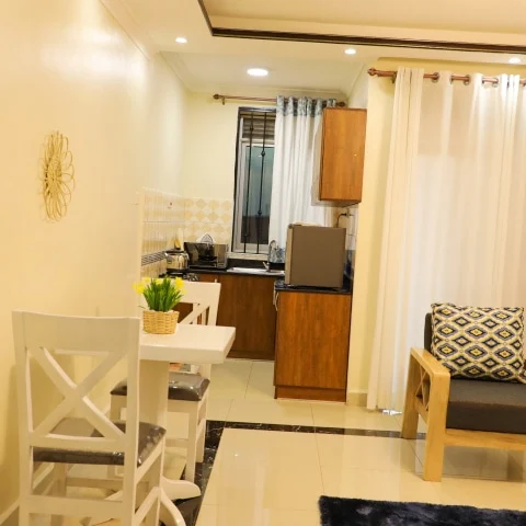 Cozy kitchenette and dining nook